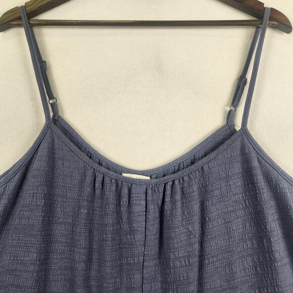 ZSUPPLY Textured Flared Jumpsuit Women’s SZ LG Blue Boho Oversized Breathable - Picture 7 of 16